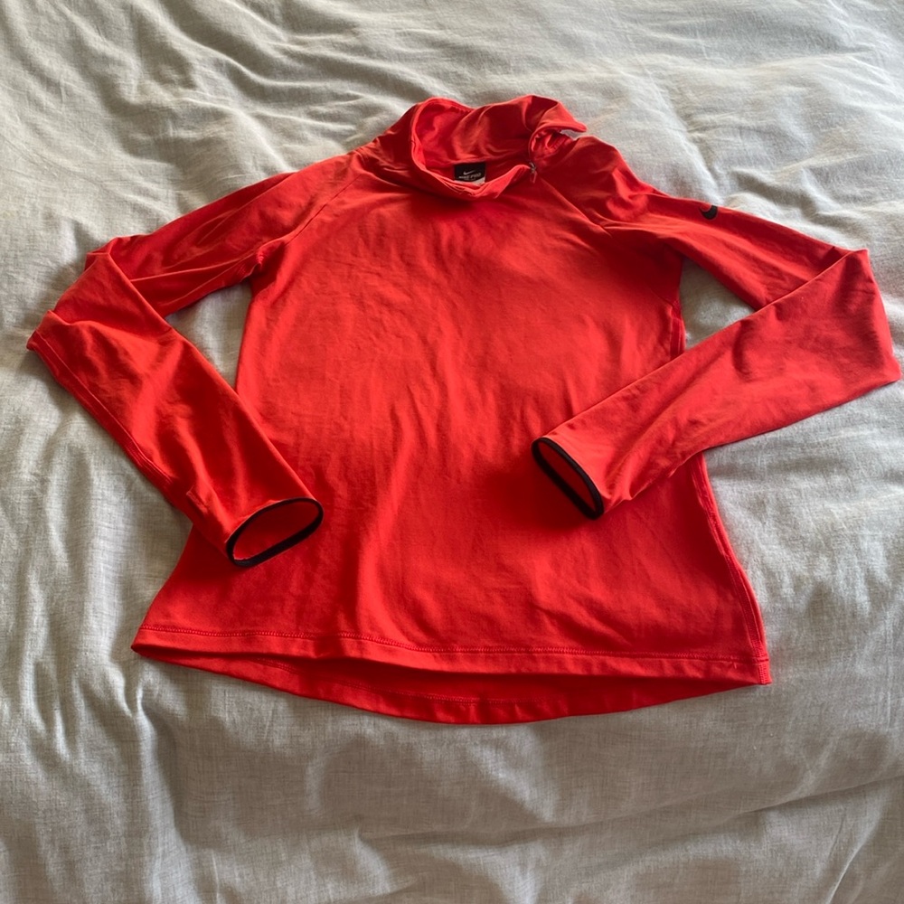 Nike Red and black womens top